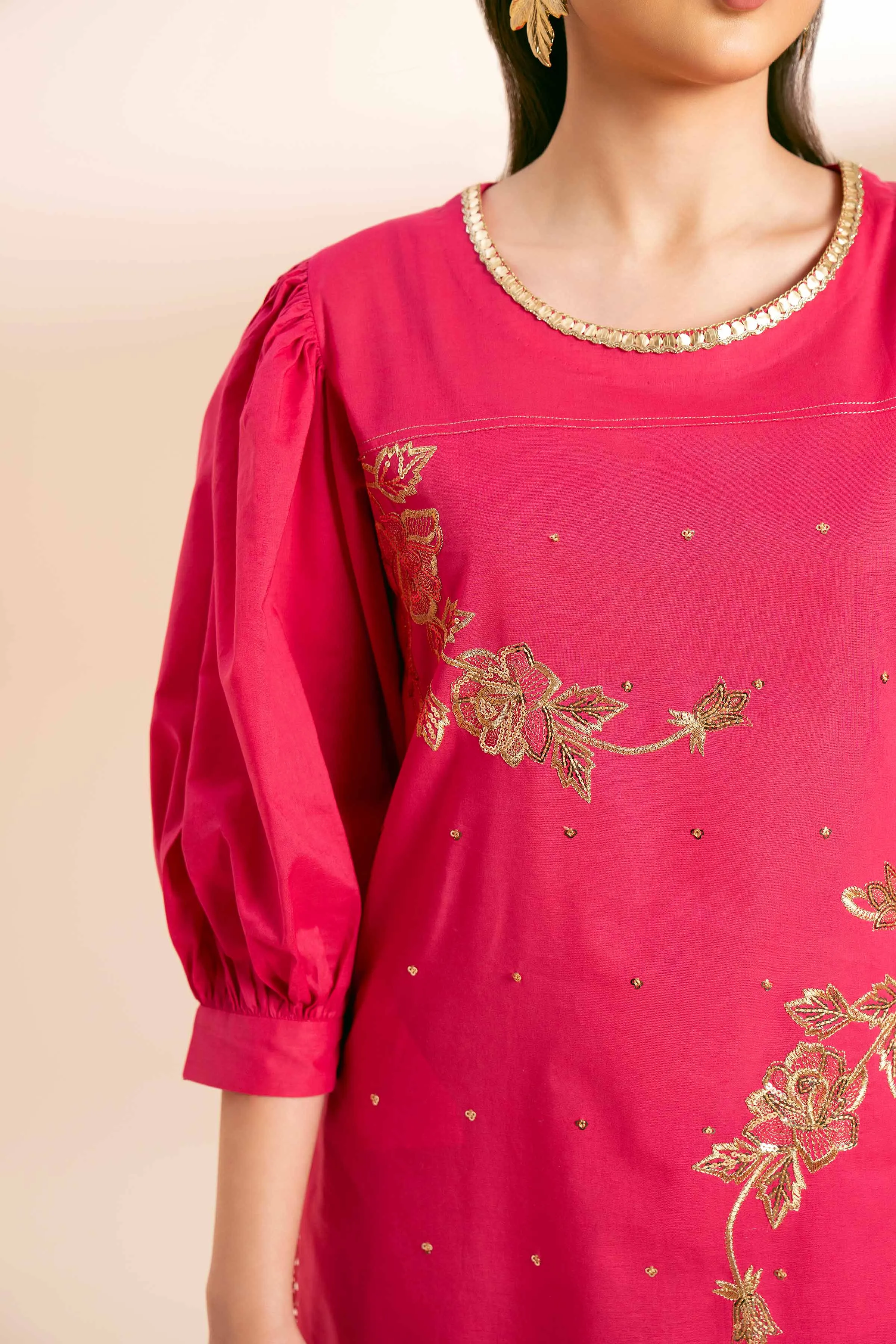 2 Piece - Dyed Embroidered Suit - 42401733
