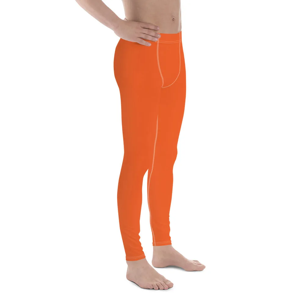 Daily Essentials: Men's Solid Color Workout Yoga Pants - Flamingo