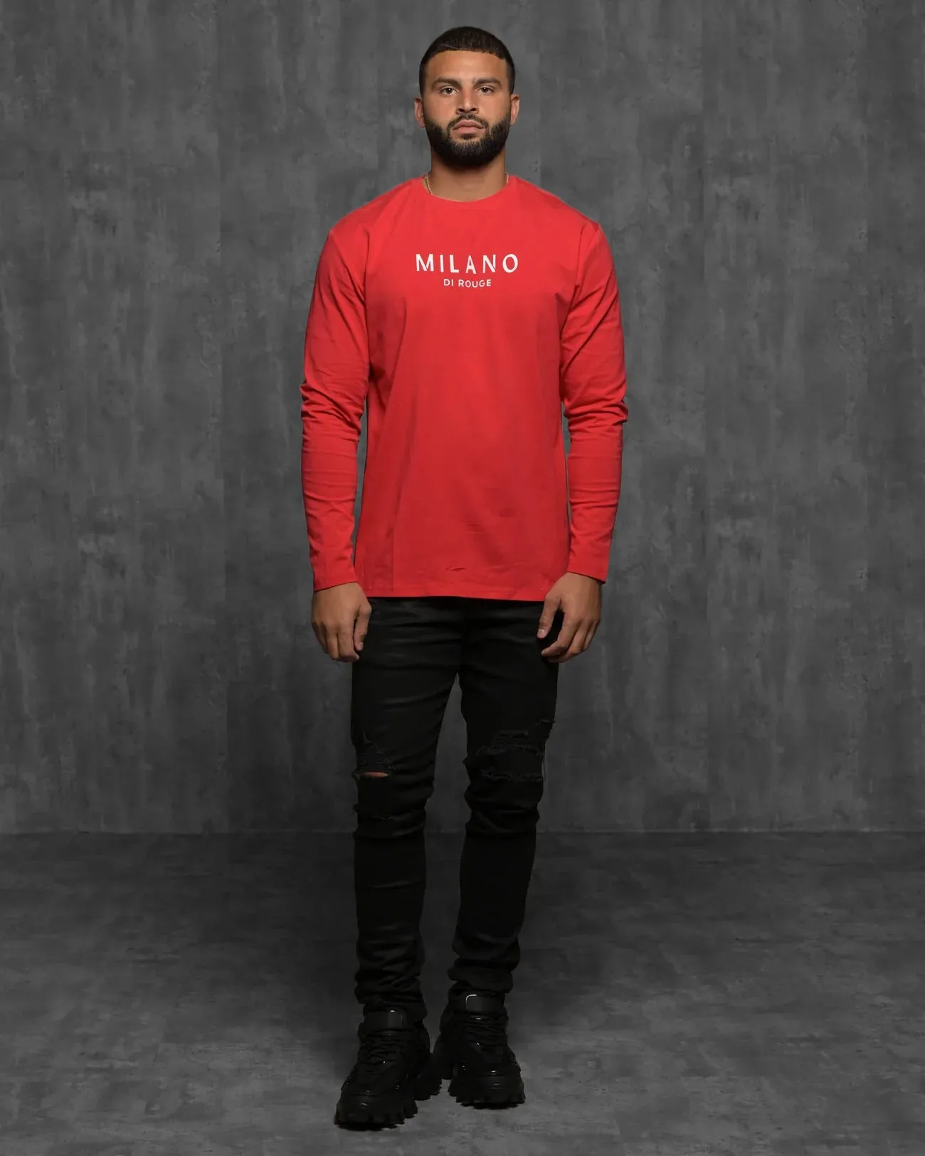 Men's Long Sleeve Lux Signature Tee