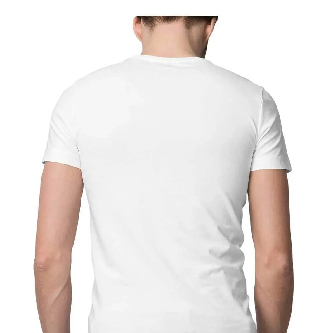 Mostly Saint Round Neck Half Sleeves T-shirt for Men