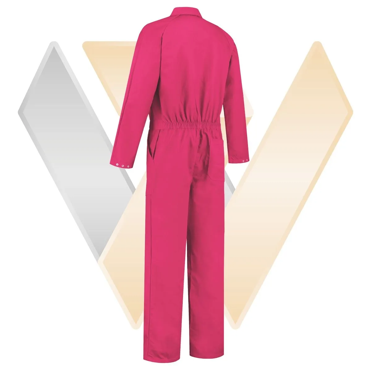 Overall&#x20;Polyester&#x20;&#x2F;&#x20;Cotton&#x20;Fuchsia&#x20;-&#x20;71WorkX&#x20;Wear