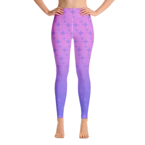 Purple Ghost Sparkle Leggings (Women's XS-XL)