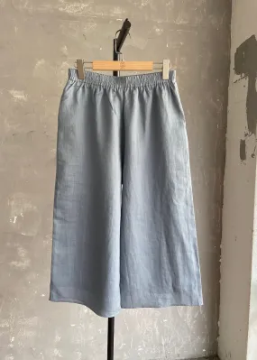 Ramie Ankle Pants (Grey)
